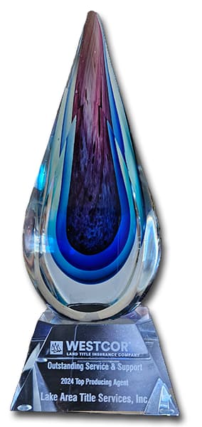 Lake Area Title, Westcor Award